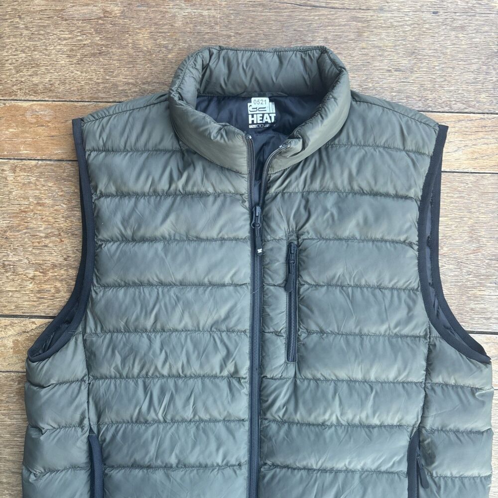 Sorry to heat men’s down vest size medium 0521